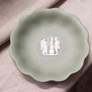 Wedgwood Other - Wedgwood Jasperware Green Trinket Dish Wedgwood Other - Wedgwood Jasperware Green Trinket Dish
